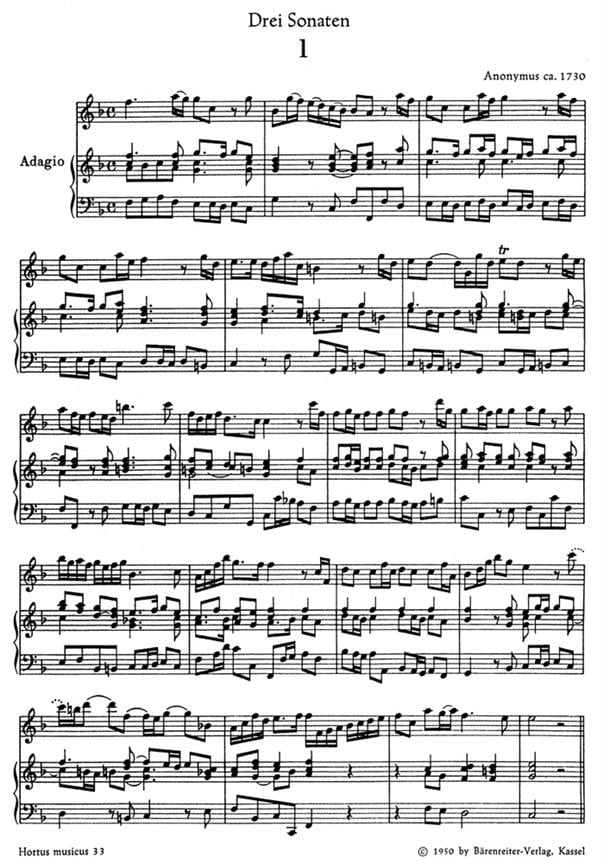 Sonatas 3 Trec Bc